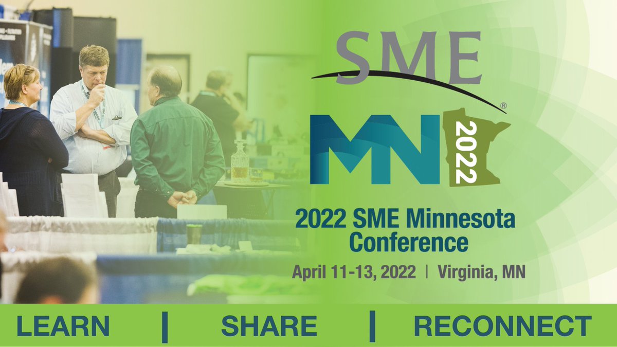 smecommunity's tweet image. Minnesota Conference starts Monday. Register now to join   industry professionals at networking functions and catch up on northwestern mining industry news. smemnconference.org #MNConference2022 #mining  #IronOre