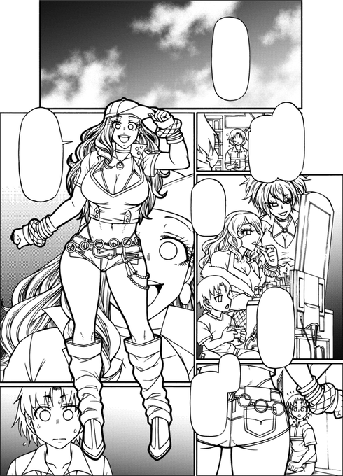 背景トーン貼り々々_φ(:3」z)_ 