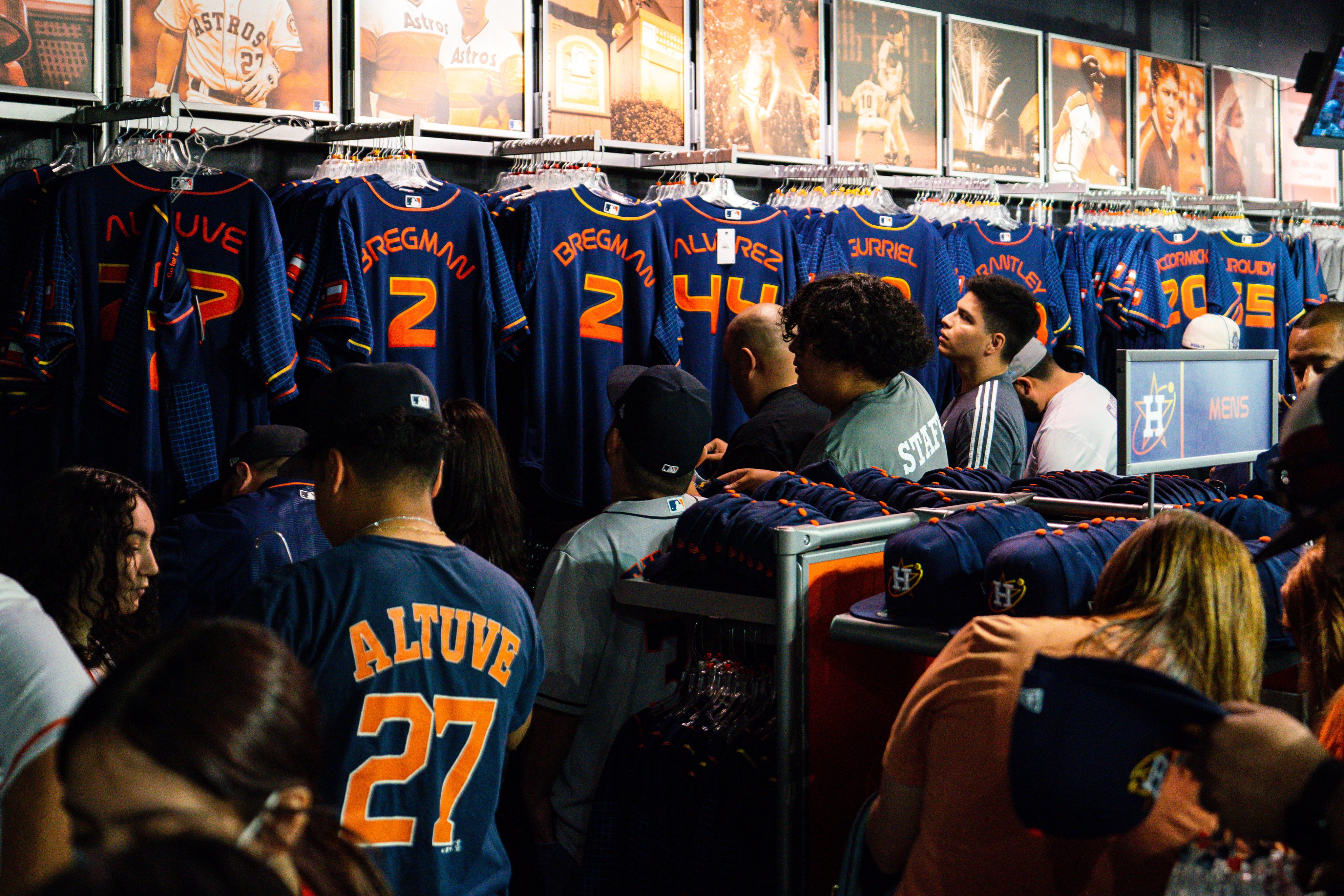 Houston Astros on X: Still need your #SpaceCity merch? We got you. We're  open until the end of the game today and the Astros Team Store has extended  hours this week. Find