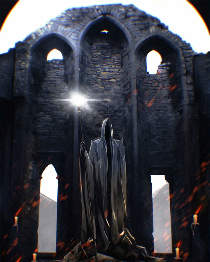 AndoraDnd's tweet photo. The Descendent, Ruler of All

A distant and aloof god, he watches from afar and passes his judgment on all matters deemed important enough. Signs from him are rare, but few that do reach mortal ears are incredibly valued. 

art by @hollycircling https://t.co/PkK7woUbCE