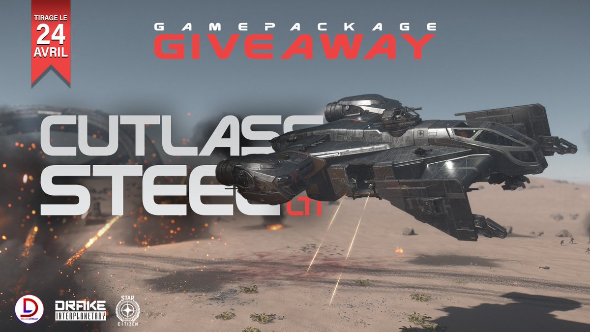 Dealoc (@dealoc) on Twitter photo Ooh welcoOome !
En partenariat avec <a href="/RobertsSpaceInd/">Star Citizen</a> : Nouveau #GIVEAWAY !
🍀Gagne ton GP CUTLASS STEEL LTI !
📅Tirage au sort le DIMANCHE 24 AVRIL 2022 à 19h
Pour participer c'est ici ➡️gleam.io/zsqi5/giveaway…
Let's gooo ! 😍
#StarCitizen Ooh welcoOome !
En partenariat avec <a href="/RobertsSpaceInd/">Star Citizen</a> : Nouveau #GIVEAWAY !
🍀Gagne ton GP CUTLASS STEEL LTI !
📅Tirage au sort le DIMANCHE 24 AVRIL 2022 à 19h
Pour participer c'est ici ➡️gleam.io/zsqi5/giveaway…
Let's gooo ! 😍
#StarCitizen