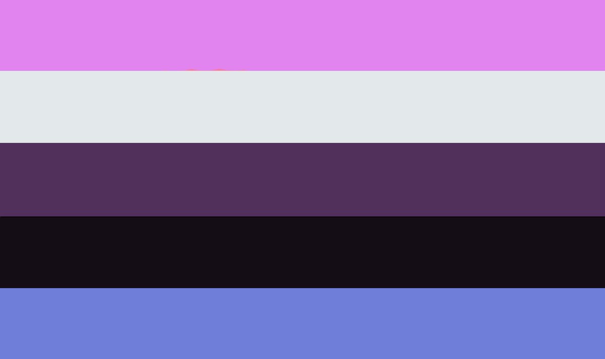 tohflags's tweet photo. genderfluid flag color picked from this picture of hunter #TOHSPOILERS https://t.co/3qMSTXTF0g