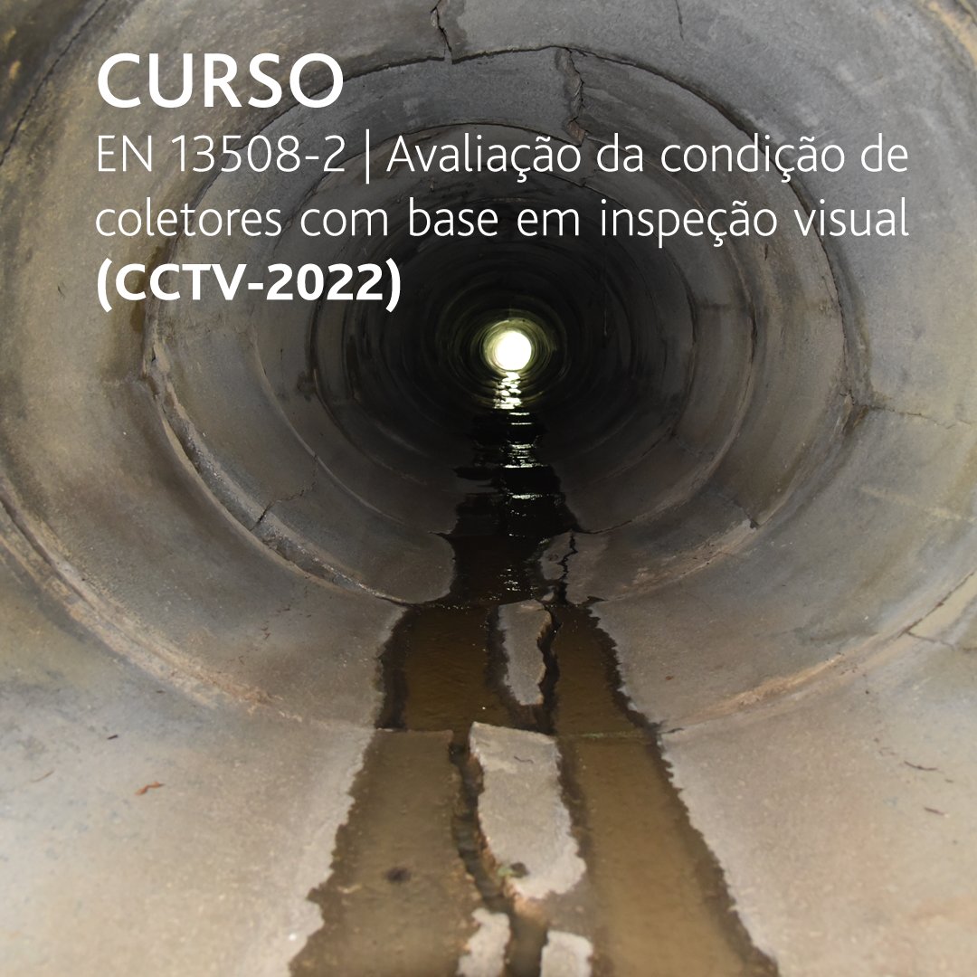 Vai realizar-se no LNEC, de 23 a 25 de maio de 2022, o Curso EN 13508-2 | Avaliação da condição de coletores com base em inspeção visual (CCTV).

O curso é ministrado por Peter Henley, colaborador do WRc (Water Research Centre, Reino Unido).

lnec.pt/fotos/cursos/e…
