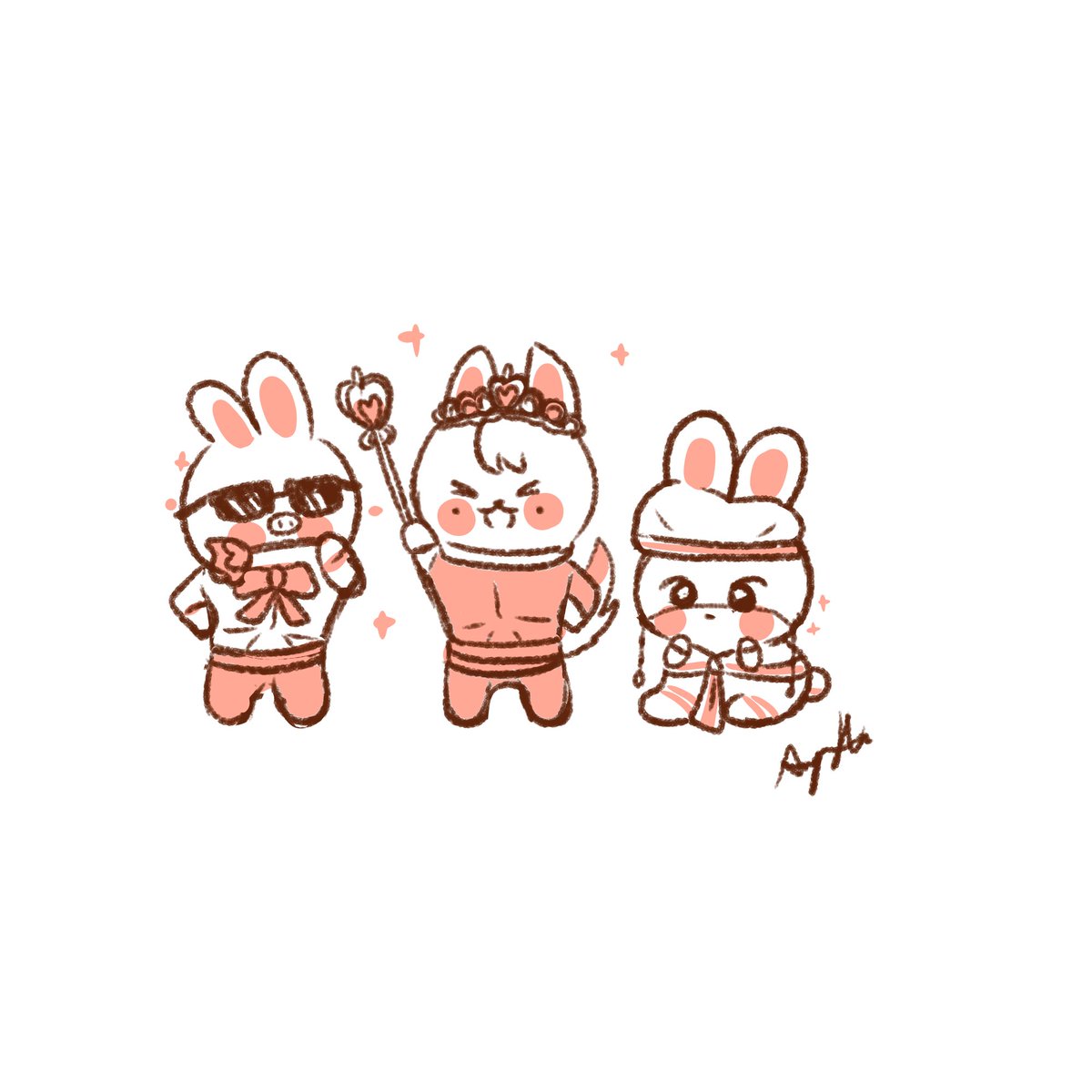 Angeline22Han's tweet photo. Hyung Line~ 🌸🌸🌸 #SKZOOfanart #Straykidsfanart #straykids #BangChan #LeeKnow #Changbin #리노 #창빈 #방찬 https://t.co/xFw1mEAp78