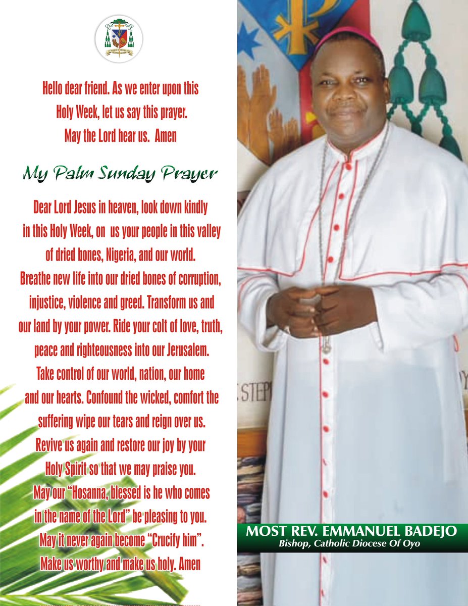 Paulsondetaylor's tweet photo. Palm Sunday https://t.co/aVVa9PvfoA
