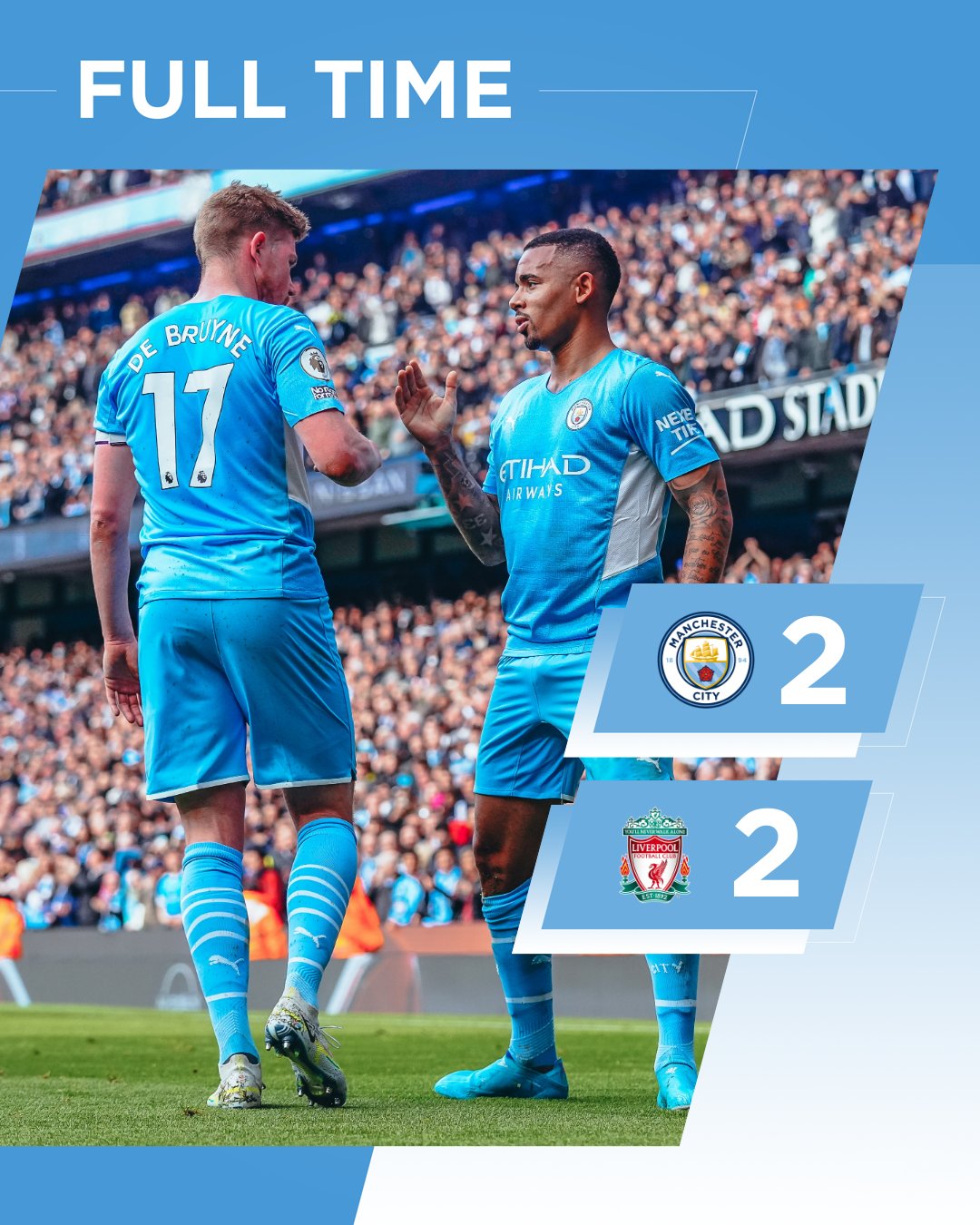 Manchester City on X: FULL-TIME A superb display! 🤩 🟢 0-5 🔵 #ManCity / X