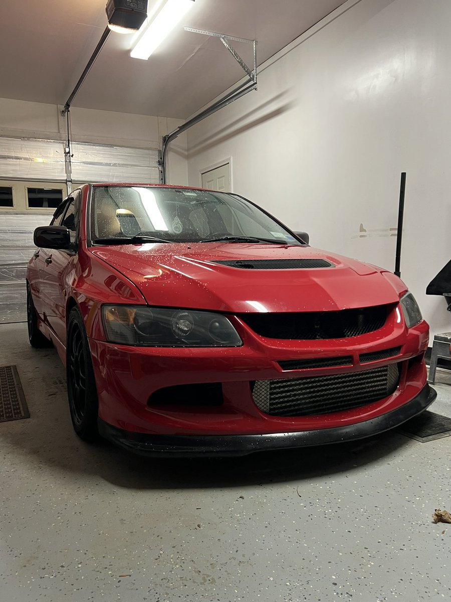 24lbs of boost, 460wheel on pump, over 500 on E. She’s a ripper🥴

#Evo8 #4G63