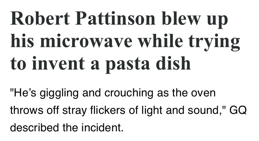 incepthion's tweet photo. robert pattinson is so real 😩 https://t.co/FLZ0aklxZE