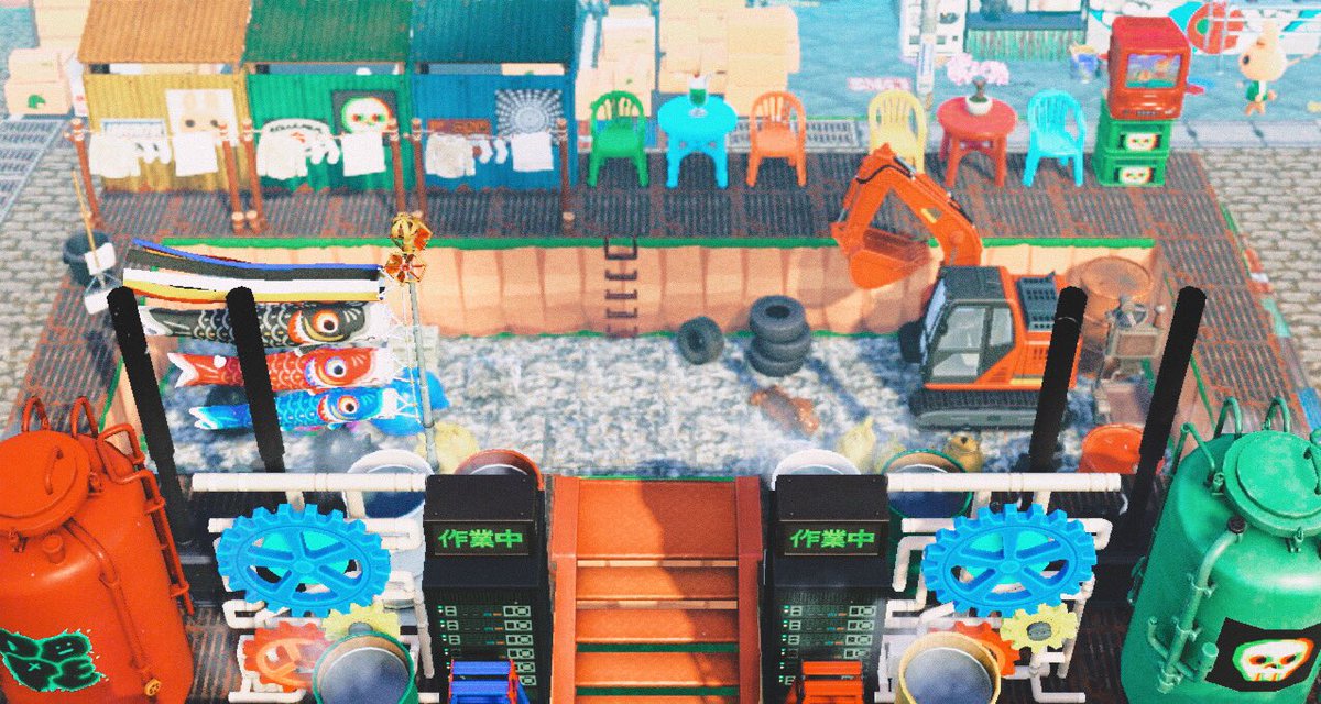 ゴミ処理場の階段を上がるとゴミピットがあります。ゴミピットずっと見ていられる、なんか好き