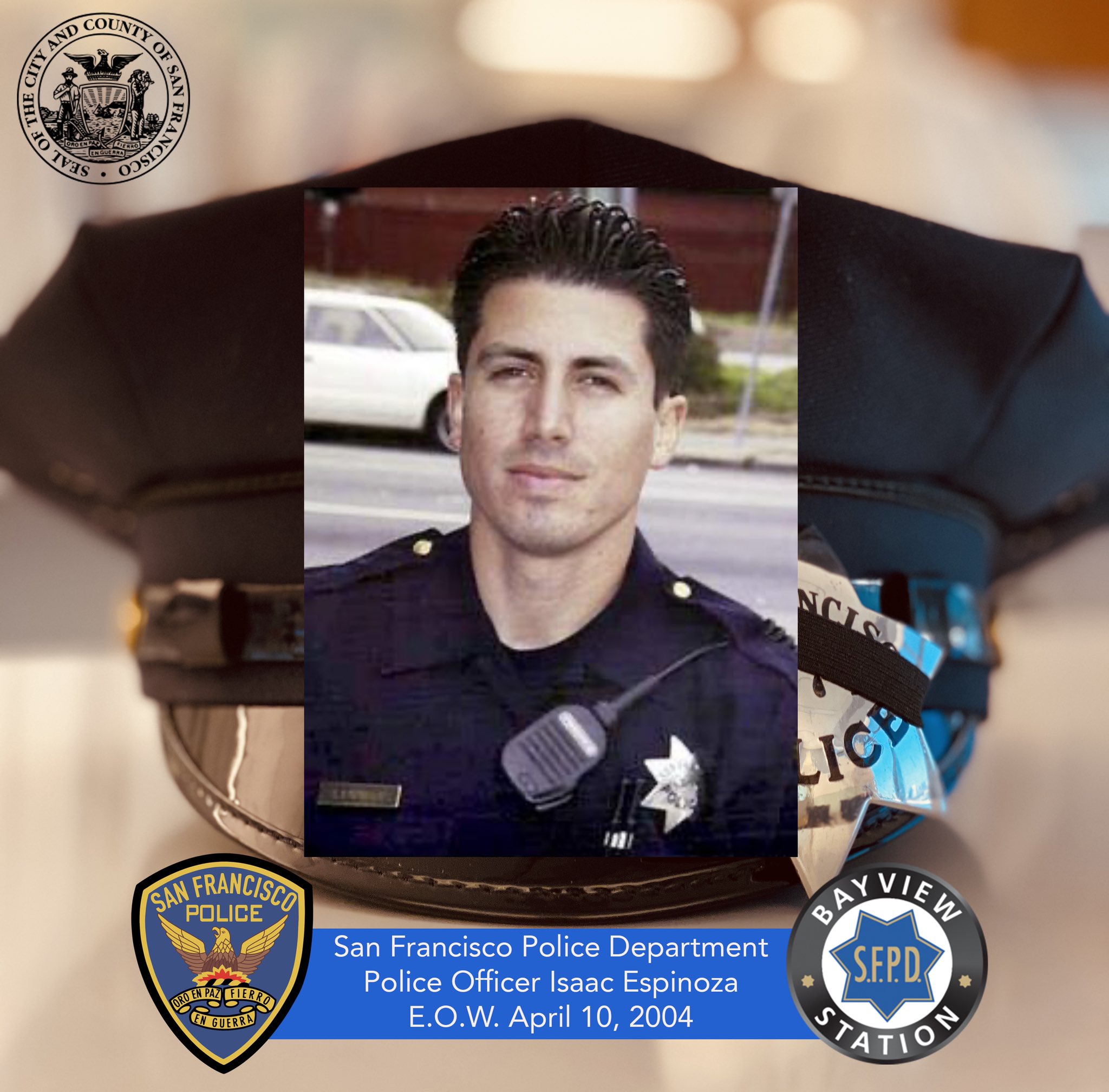 San Francisco Police His Sacrifice And Service Will Always Be Remembered May You Continue To Rest In Peace Officer Isaac Espinoza We Have Not Forgotten You Twitter