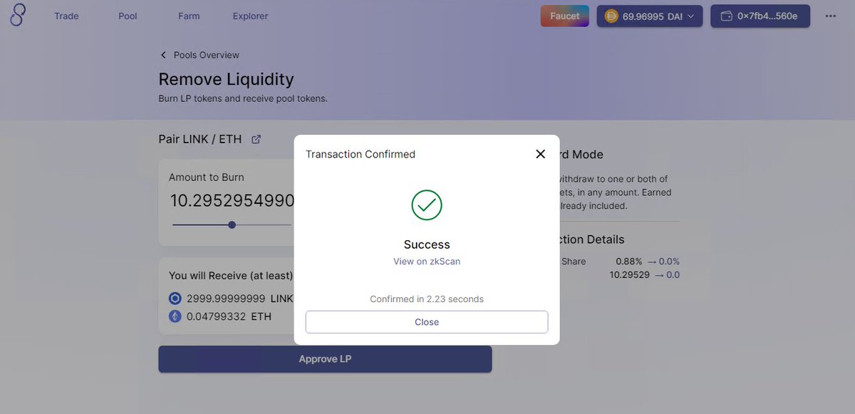 LorenLe175's tweet photo. This is an interesting technology when you talk about the ideas, innovation behind it, I assure you, it will blow your mind off. More info about it via @syncswap #L222 #zkSync #Layer2 #ZKRollup #testnet #Ethereum #DeFi

https://t.co/0rTRFxMUxV https://t.co/9i1B3JWwfd
