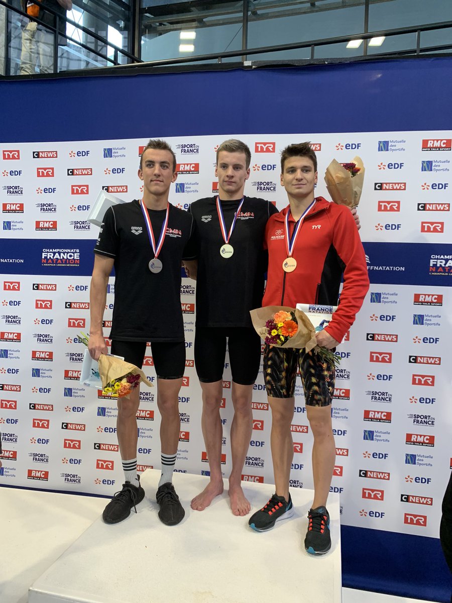 CMNatation's tweet photo. Doublé mythique et magique!
Emilien est champion de France et réalise le temps des championnats du monde et des championnats d’Europe.
Tom est vice champion de France et réalise le temps des jeux méditerranéens @boris_ravignon @VilledeCMz @08metropole @ardennescd08 @est_natation https://t.co/Xh1wA9EXBf
