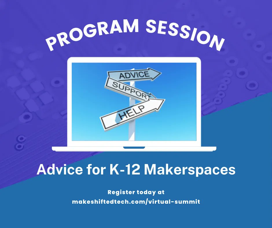 MakeShiftEdTech's tweet photo. IYKYK, right? Except, what if you don't know what you don't know? This session during the Makerspace Educators Community virtual summit is a great opportunity to soak up all the advice other educators can give!

Sign up here: https://t.co/QtxSjGETry
#makerspace #educators https://t.co/kznw1S4XLA