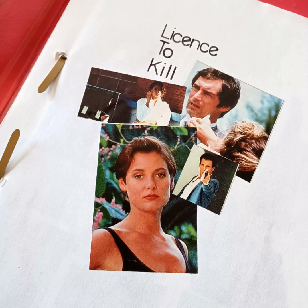 Mark0Connell's tweet photo. I recently rediscovered my old early 1990s Bond scrapbook of news &amp; gloriously bad speculation. With cuttings from tPREMIERE, STARBURST, THE SUNDAY TIMES, FLICKS, FILM REVIEW &amp; FILM MONTHLY, its nostalgic licence can never be revoked! 
#60YearsofBond
#JamesBond
#CatchingBullets https://t.co/cppixPkB6X