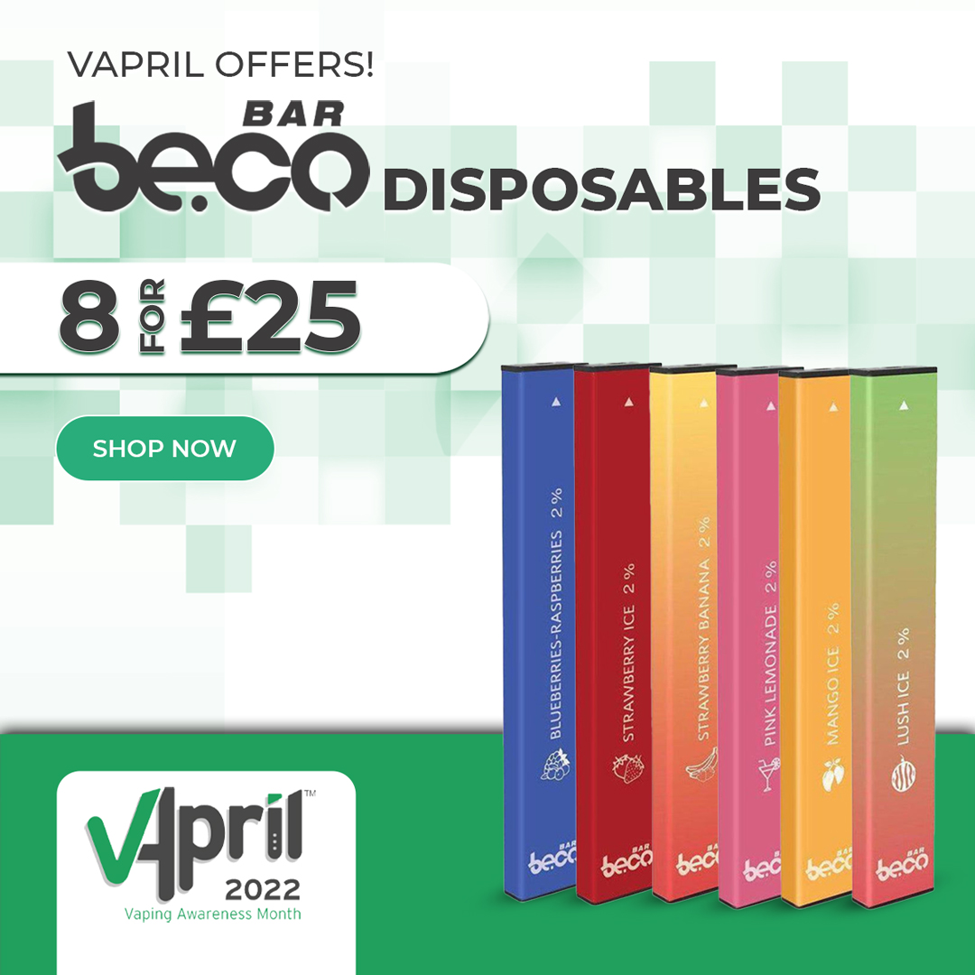 mycigara's tweet photo. Has vaping helped you? Do you know friends, family or colleagues who’ve made the switch to vaping?
Get a vape deal today: https://t.co/ATJdj7fcA1
#vapril #becobar #vaping #quitsmoking #april #cessation https://t.co/u4rDfUPYAZ