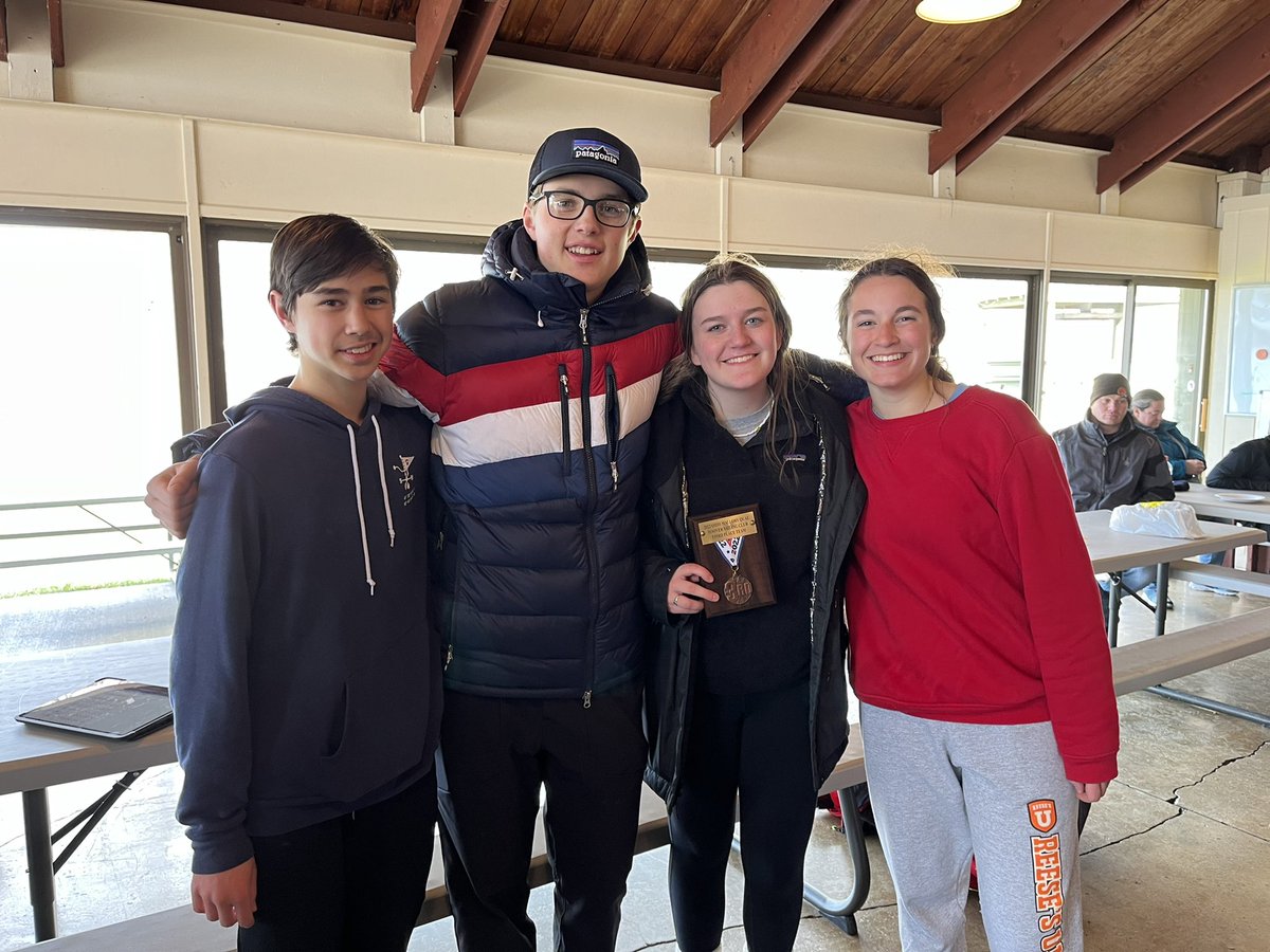 rrhssailing's tweet photo. The skies were not friendly my friends, but we prevailed through the rain, snow, sleet and hail. Pirates took 3rd at the Mallory qualifier in Columbus and move to the next round in Chicago April 23 and 24th.    #rrhs #makelegends 
@rrcs @RRCSActivities @Foundry216 https://t.co/KxNPmLaGqV
