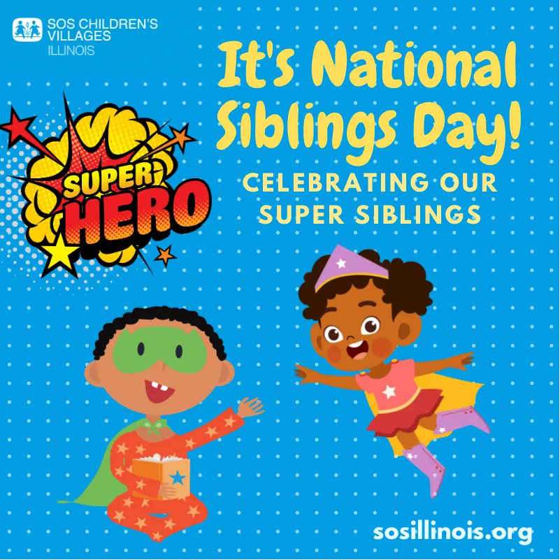 onefamillinois's tweet photo. Happy #NationalSiblingsDay! At SOS Illinois we have been keeping siblings in foster care together for over 30 years ๐ #KeepingSiblingsTogether #FosterCare #Siblings #Love https://t.co/SmuktHSM9s