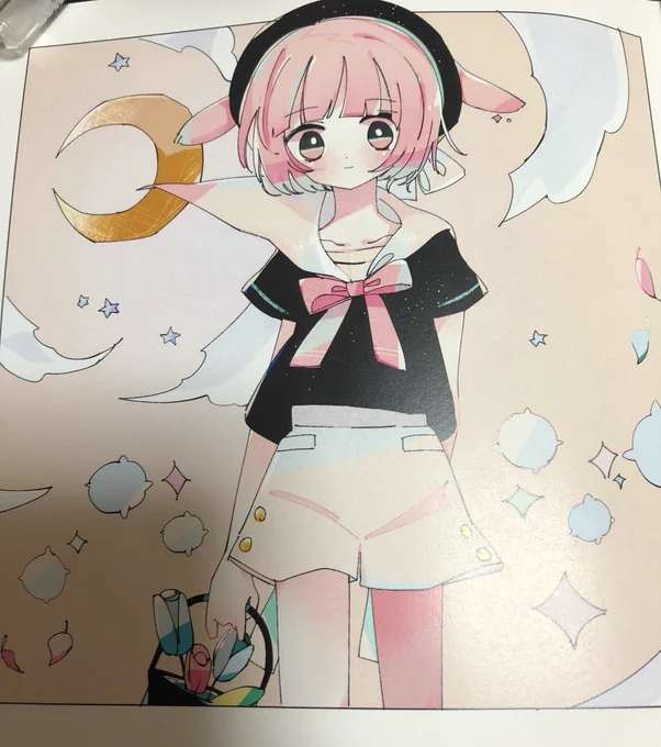 載せるものがなにもないので古のイラスト本直撮りです。2018発行