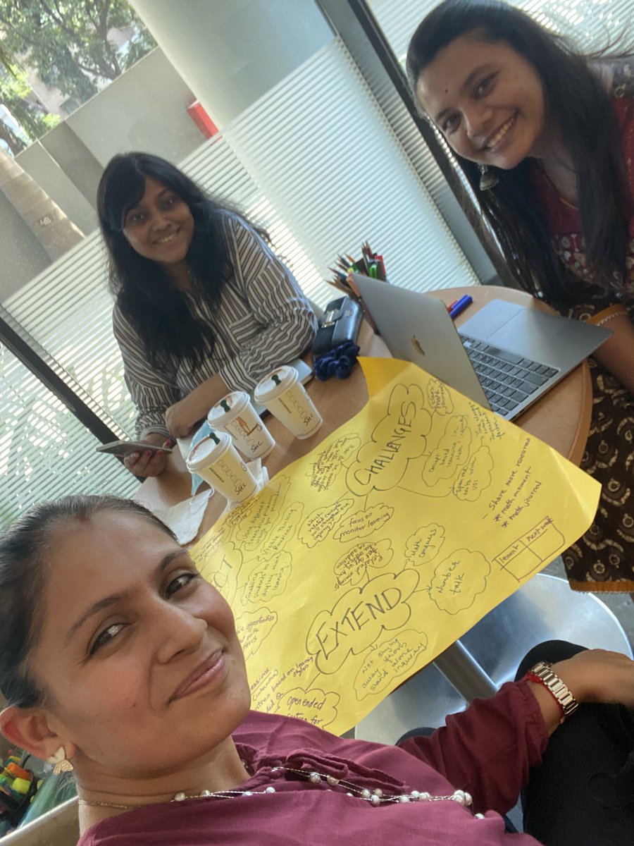 DimpleR49965975's tweet photo. Look how hard we worked …🤩@ois_primary @archana2804 @lisakatehughes @OISLearningHub Sometimes it is important to make meetings interesting @KinnariValia and urvee@ibpyp @pypchat #Starbucks #visiblethinkingroutine #mathplanning #fun #FridayMotivation #latepost https://t.co/4QRkv4qFVk