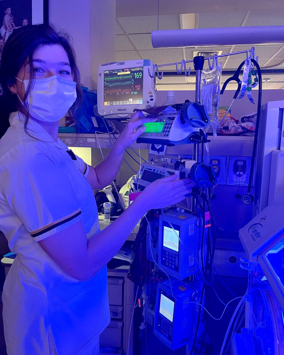 ccc_nursing's tweet photo. Graduating senior, Viktoria Swanson, SN cares for a baby in the NICU during her independent practicum. Practicum helps students prepare to transition into the profession upon graduation.
#CCCSON #BSN #ProfWagner #CedarCrestCollege https://t.co/ToRhTg0RBi