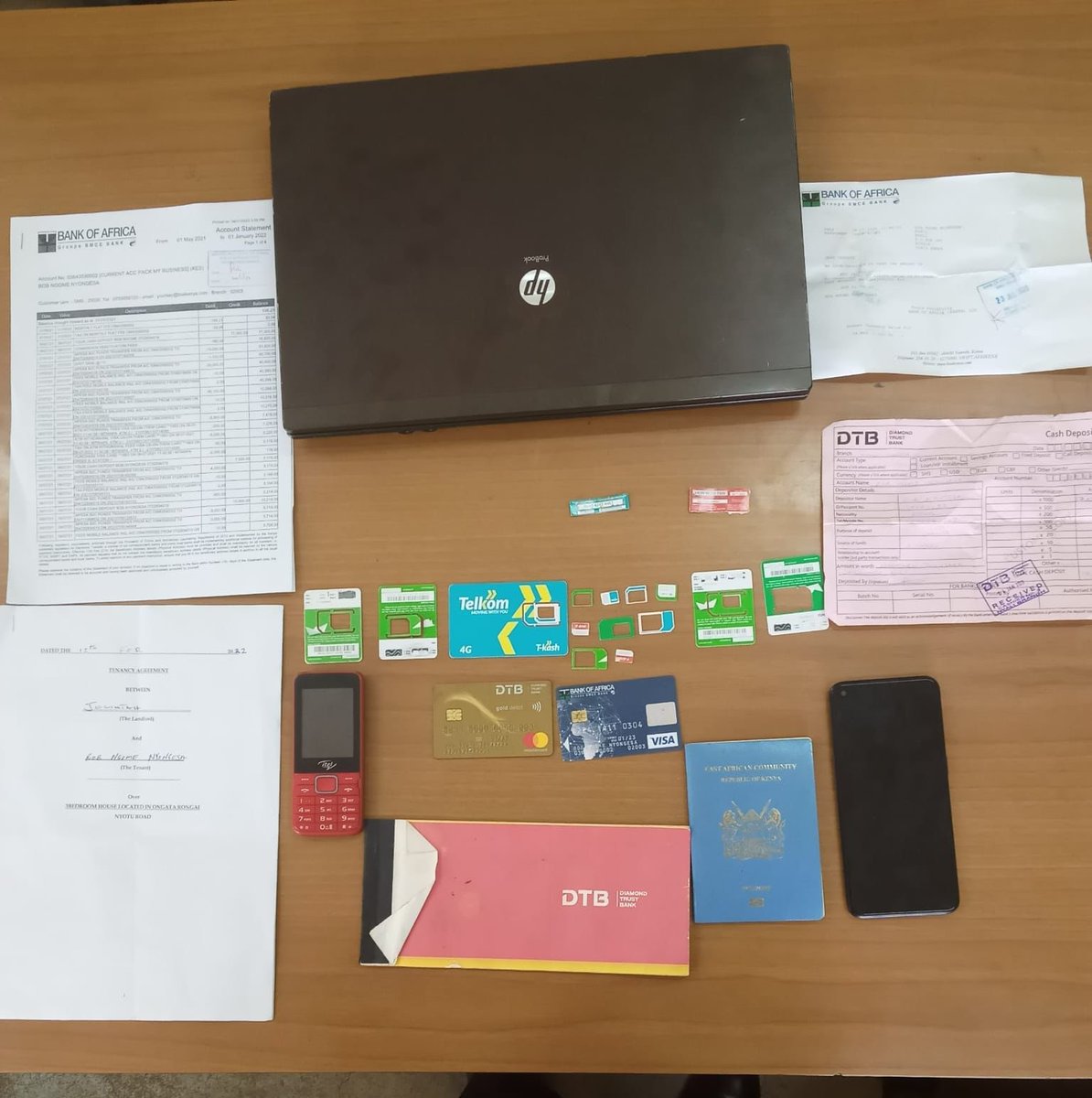 DCI_Kenya's tweet photo. Notorious Scammer Posing As A White Woman Arrested 

An infamous fraudster who obtained Sh 150,000 from a man who was selling his car through a popular online site, has been arrested by detectives. Bob Nyongesa, disguised as Ryan Britney, purportedly living in Narok, had called https://t.co/IuLeRDpBlC