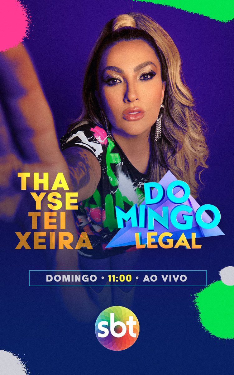Liga a TV no SBT que daqui a pouco a DONA vai estar na telinha do programa <a href="/Domingo_Legal/">Domingo Legal</a>! 📺💖