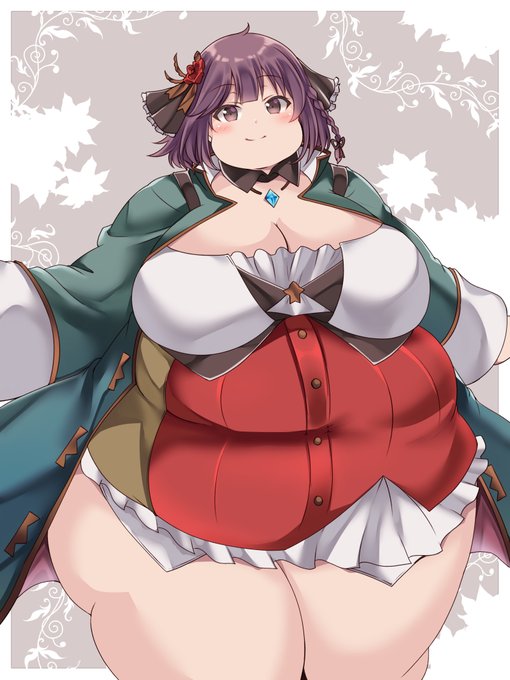 太いソフィーさんも描きました。 