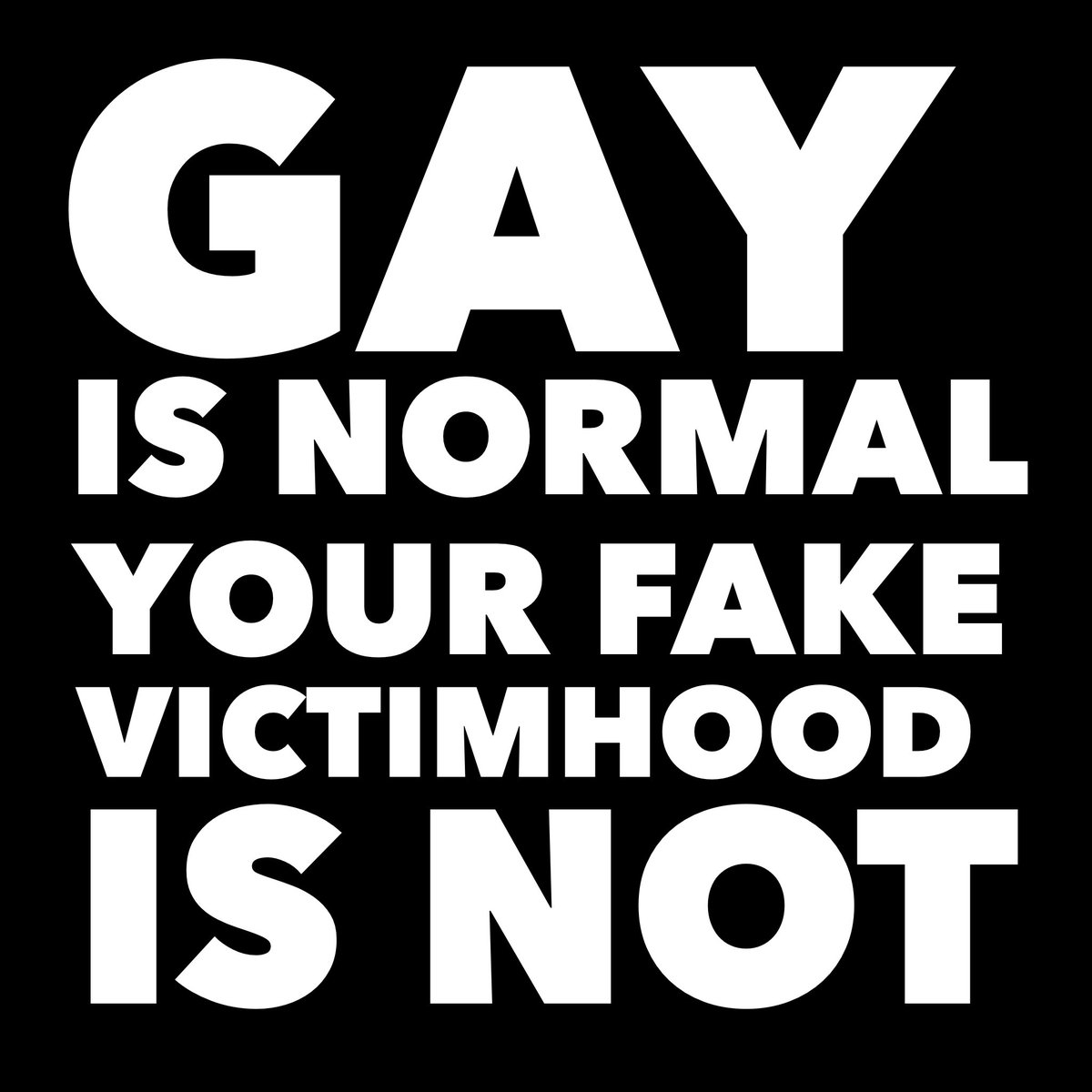 JackMan4Reality's tweet photo. Sucking Dick does not make you a victim😱Pretending you are oppressed & your entire “Pride Activism Personality” is so exhausting to witness, a turnoff AND probably the reason people don’t like you 🙄no one cares you are gay. No One‼️#GayIsNormal https://t.co/P8EPmjJET4