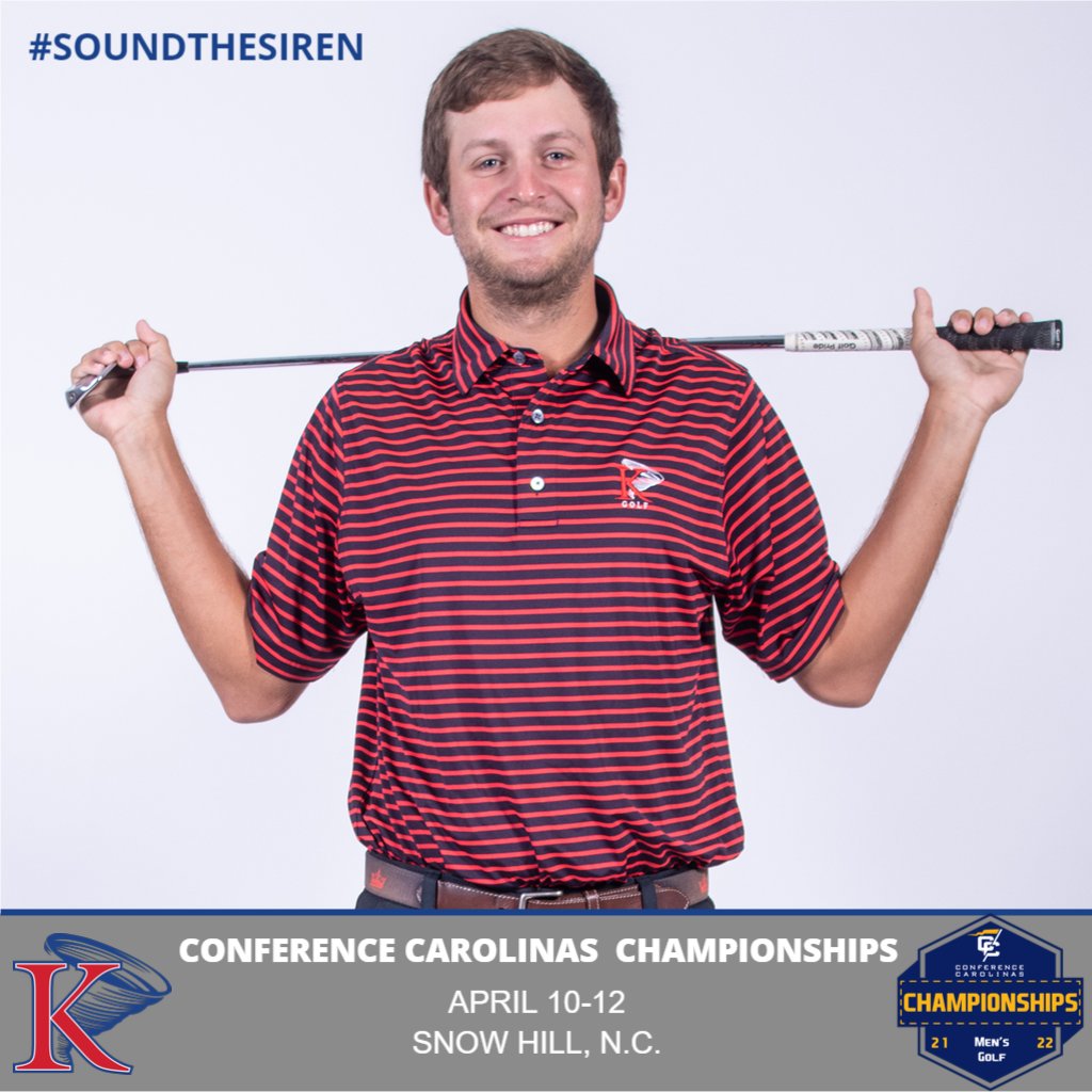 The first round of the @kutornadogolf men's <a href="/ConfCarolinas/">Conference Carolinas</a> championships are underway. Follow along at conferencecarolinas.com/tournaments/?i…

#SoundTheSiren #KingPride