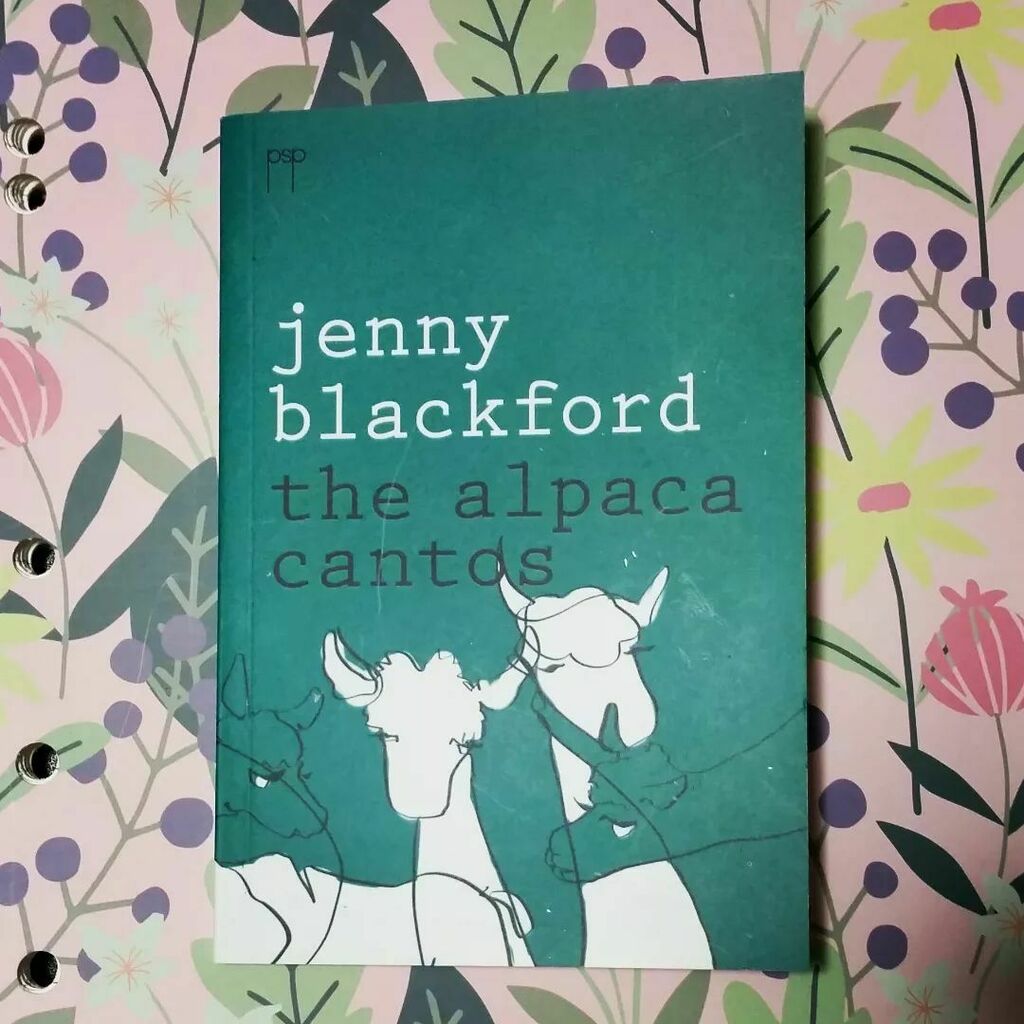 My exciting acquisition from #nwf22: The Alpaca Cantos by Jenny Blackford. Probably my favourite living poet. I have been looking forward to this one! https://t.co/U4BLD6fkto https://t.co/xF8rz55I4e