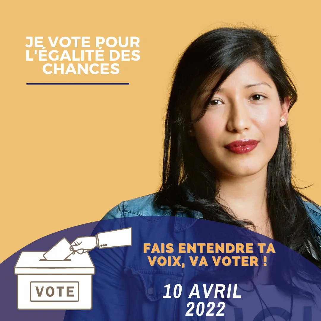 la_feder's tweet photo. [#Presidentielle2022]

Pour construire une société qui te ressemble ➡️ Va voter pour les élections présidentielles 🗳️

Montrons que les #jeunes sont presentEs que nous avons notre mot à dire 💪

⌚ #Vote possible jusqu'à 19h avec ta pièce d'identité https://t.co/CKYJkAufgY