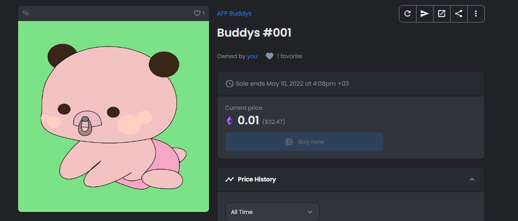 testetr3's tweet image. The First Buddy Has been listed. The First listed Buddy is Baby Buddy #NFT #NFTCommunity #NFTGiveaway #NFTProject #NFTartist #NFTdrop #NFTLaunch