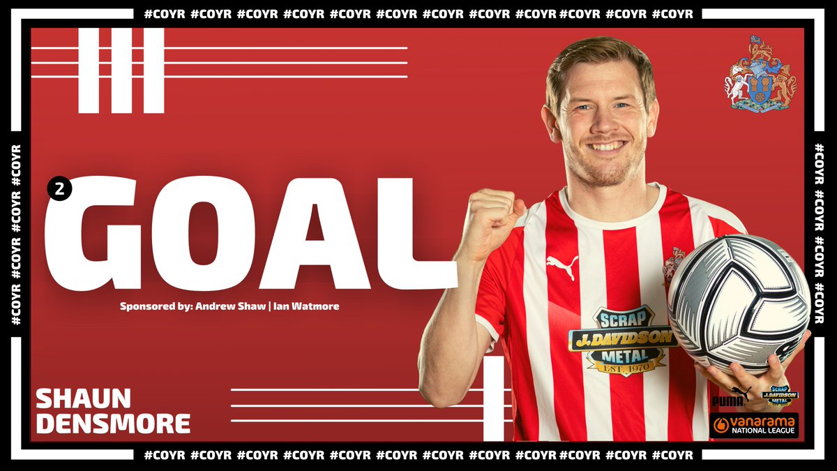 altrinchamfc's tweet photo. 1-1 | 46' Free-kick for the legends just outside the box.

And guess what happened..... DENSMORE SCORES!

Matchcentre ➡️ https://t.co/3SV8V8Pjvy

#COYR 🔴⚪️ https://t.co/xX3R7Ex5wu