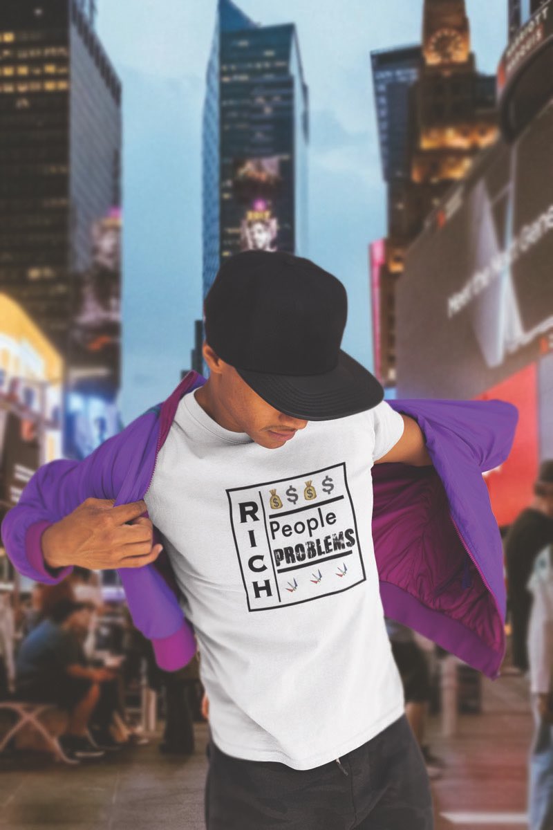 graffcnyc's tweet photo. @graffcnyc Rich People Problems T-shirt. Link in bio / #MoneyTalks #TrendingNow #tshirtdesign #graffculture #makingmoves #tshirtbusiness #onlineshopping #swag #datdrip #tshirts https://t.co/XDfdfeYgG2