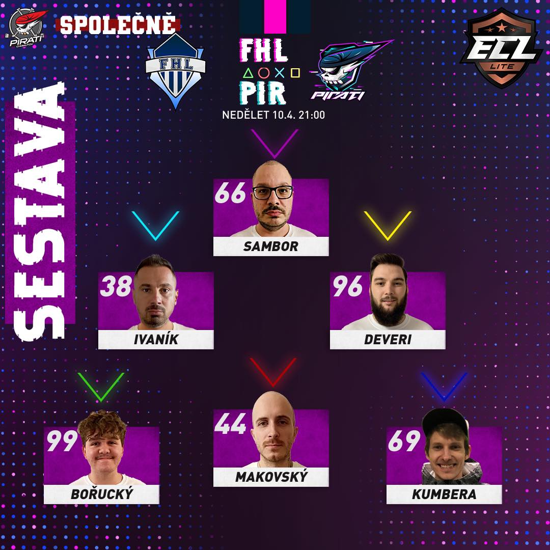 📜🎮 Sestava našich gamerů pro druhý dvojzápas #ECLSpring22 <a href="/SportsGamerGG/">SportsGamer</a> je lehce obměněná. Proti @FinnishLegends poprvé naskočí Vojta Bořucký a Branislav Ivaník. ⤵️

#spolecne #NHL22 #esports #kouvolanlakritsi #MukanaWilhelm