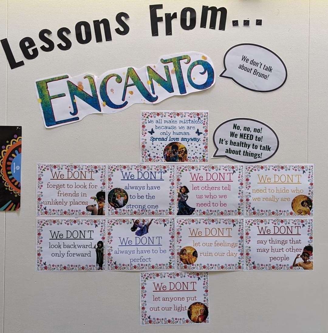 Officially spring break so I threw this poster up before kids came Friday as one final hurrah! Thanks to my sister for creating it!🕯️