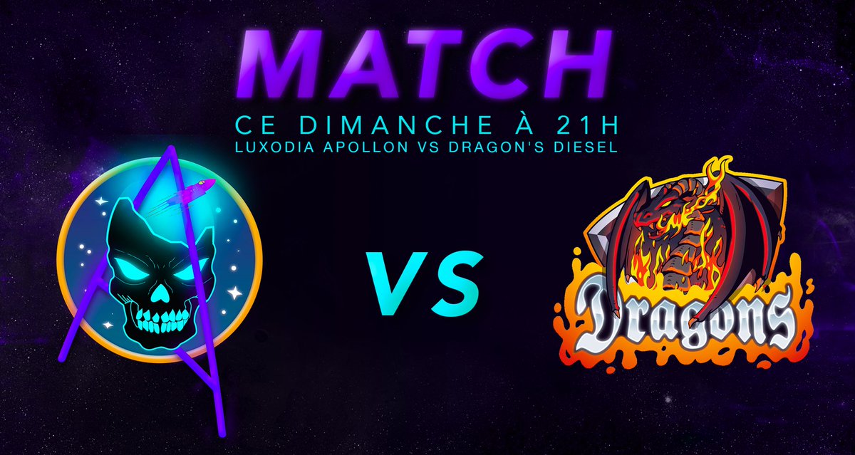_Luxodia_'s tweet photo. ☠️ Holà !  Rendez-vous ce soir à 21h  pour un match qui opposera les Apollo contre l’équipe des @Dragons_OW 🐉 pour cette @PlayAllForOneFR #2K22 ! Enjoy 🔥 https://t.co/kTsMULqUYJ