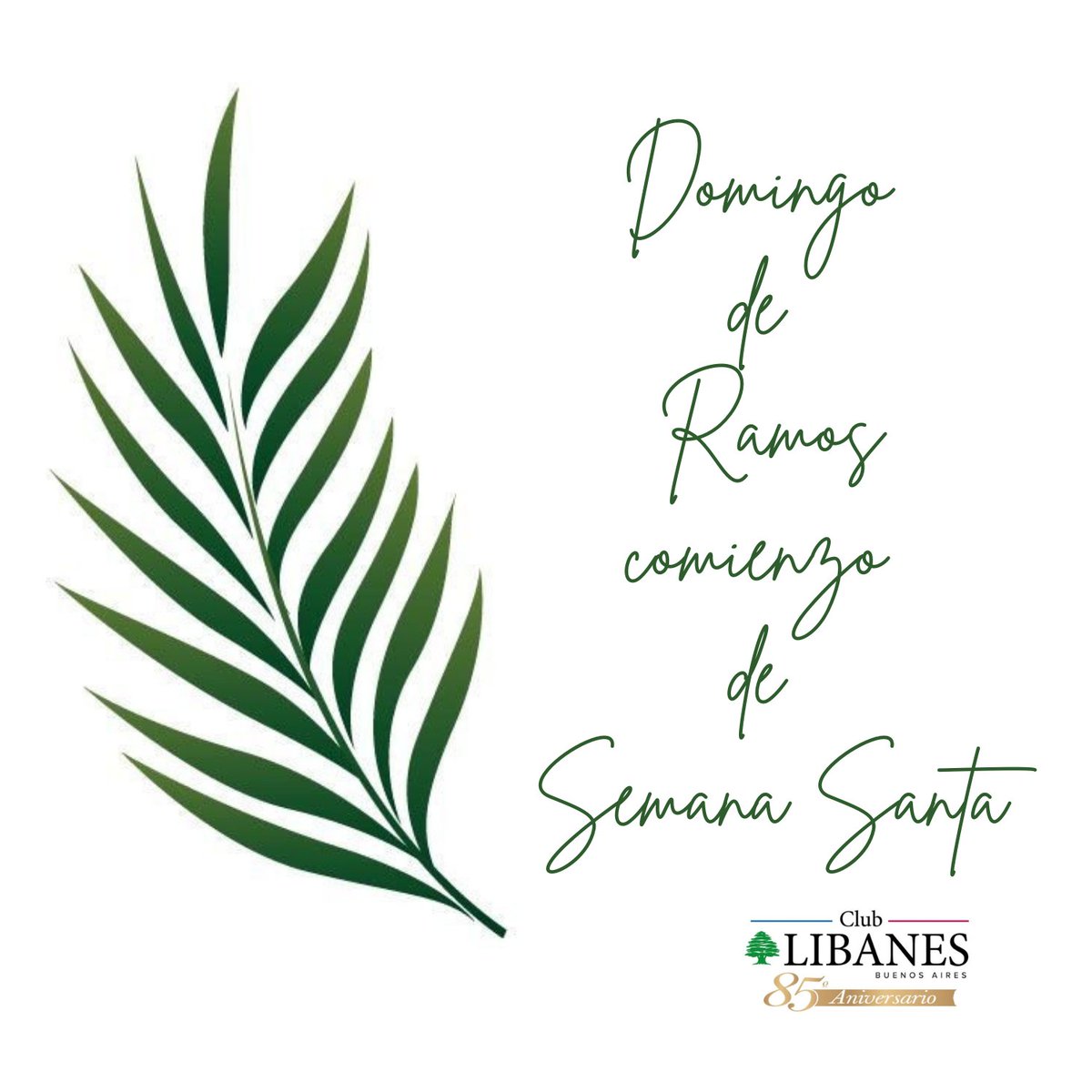 #ESPERANZA para todos los #cristianos de nuestra gran Colectividad Libanesa,  porque comienza el milagro .
#CLUBLIBANÉSdeBsAs