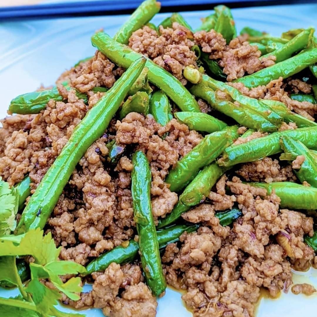 AaronWilliamss6's tweet photo. The Green Beans with Ground Pork is characteristic of the hot and spicy cuisine. You can substitute lean ground chicken or turkey for pork and asparagus for green beans.

Follow me on Instagram 👇👇👇 https://t.co/1SS8DfZynU https://t.co/zYGofJA8u3