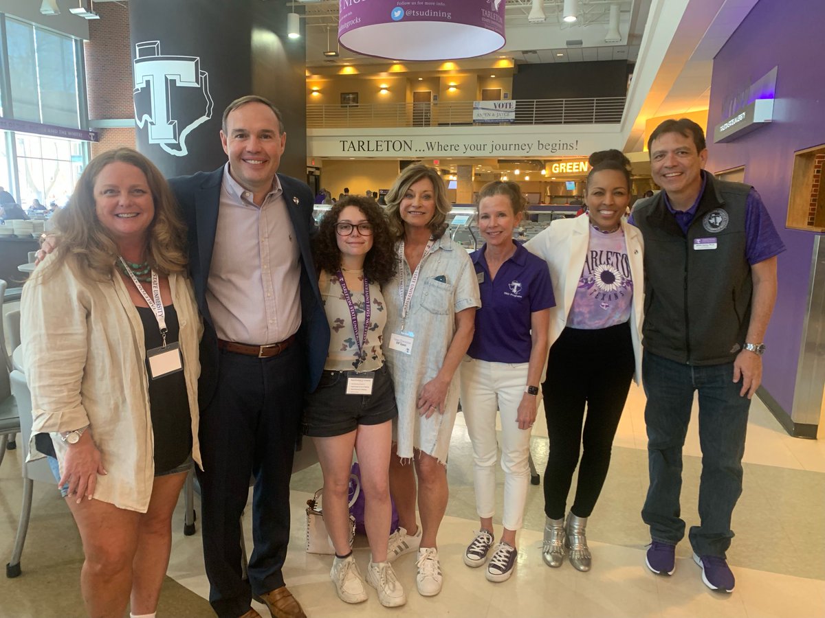 sherribphd's tweet photo. What an amazing weekend with our Texan family, from honoring our student leaders to making new friends at orientation and ending with a celebration of Tarleton excellence at the Gala! Proud to #bleedpurple 💜💜⁦@TarletonState⁩ https://t.co/PXCnPL2I4C