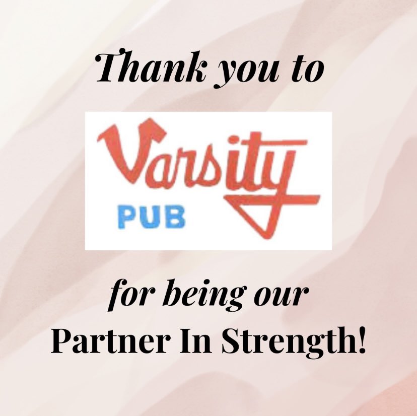 With our closing ceremonies drawing near, we would like to thank <a href="/VermVarsityPub/">Varsity Pub</a> for being our event’s Partner in Strength! #KidsCantWait