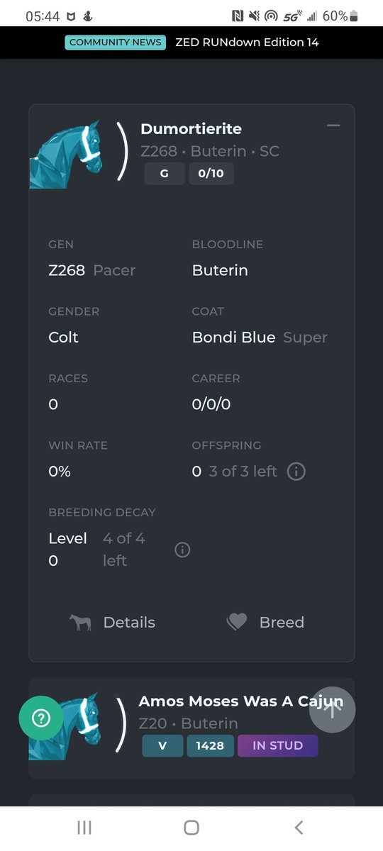 potentpuffin's tweet image. First attempt at a supercoat = success! #zedrun #supercoat #NFTCommunity #NFTGames @zed_run