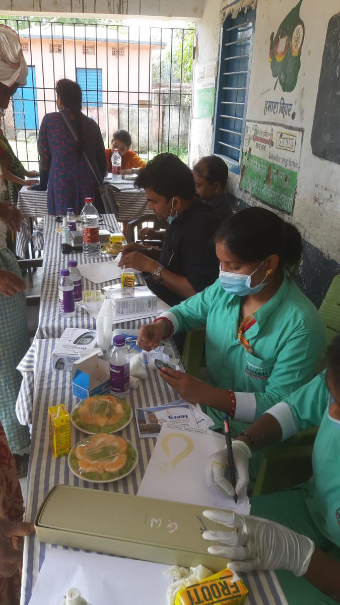 dhammahospital's tweet photo. "Dhamma Superspeciality Hospital, Patna organized Health Camp Panchayat Bhawan Shorampur, Patna on 1  April 2022.
#hospital #doctor #medical #covid #medicine #health #healthcare #doctors #surgery #bestservice #gaya #patna #bihar #helthcamp https://t.co/fZjDv7Z5Vo