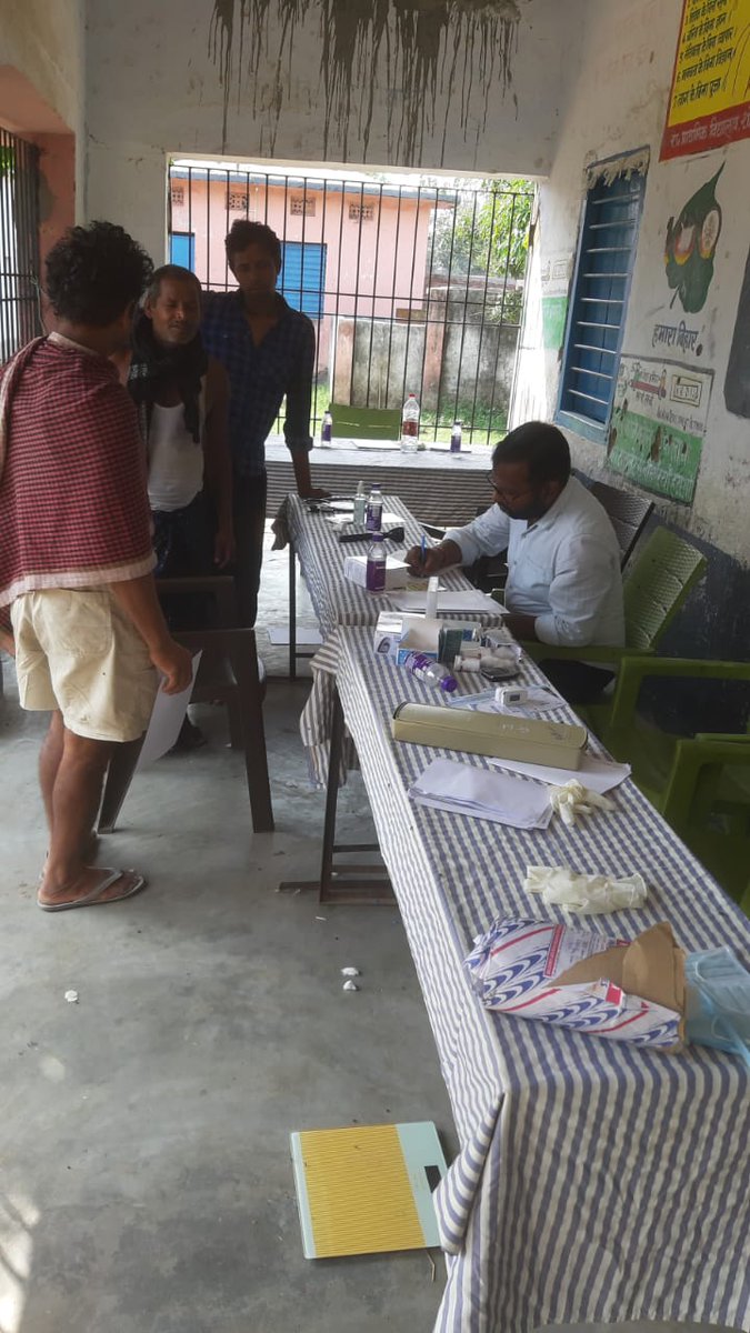 dhammahospital's tweet photo. "Dhamma Superspeciality Hospital, Patna organized Health Camp Panchayat Bhawan Shorampur, Patna on 1  April 2022.
#hospital #doctor #medical #covid #medicine #health #healthcare #doctors #surgery #bestservice #gaya #patna #bihar #helthcamp https://t.co/fZjDv7Z5Vo