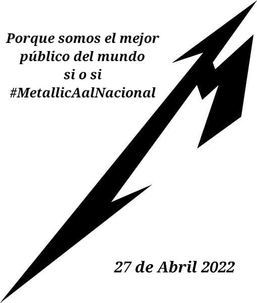 chileanhorsemen's tweet photo. Nuestros amigos aportan con sus gráficas, gracias!!🙌
#MetallicaAlNacional 💥🇨🇱
@AleBenado 
@Orrego 
@MindepChile 
@INDChileOficial 
@gabrielboric 
@dgmedioschile 
@MuniNunoa https://t.co/RRT74j3ohw