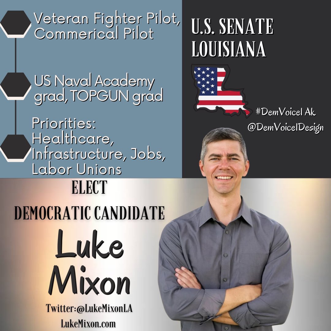 In the $1.5T Budget, EVERY member of LA’s delegation had funds earmarked for local projects - EXCEPT ONE‼️

Sen Kennedy DID NOT have ONE DOLLAR set aside for LA, despite being on Appropriations‼️

Kennedy is NOT working for LA! <a href="/LukeMixonLA/">Luke Mixon</a> will!

LA deserves better!
#DemVoice1