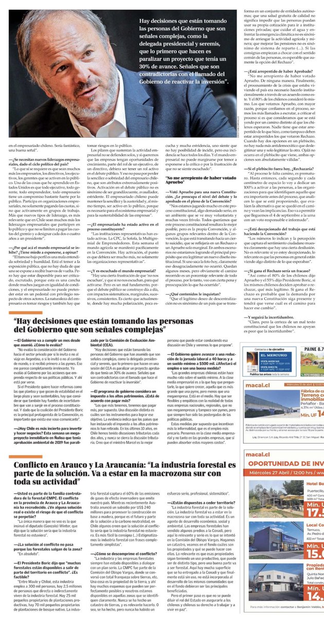 bernardolarrain's tweet photo. Es la propia convención la q está transitando hacia un cierto suicido,chocando con el sentido común de las personas: descentralizar no es sinónimo de transformar el país en un conjunto de autonomías; mejorar salud no lo es de impedir destinar cotización a instituciones privadas👇 https://t.co/XdfTlkEKAD