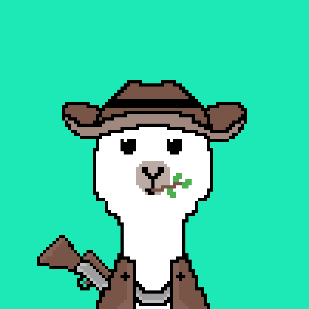 Gunner Alpacas ! I will shooting you with one hand.. PACA PACAA!

#NFTGiveaway #NFTCommunity #NFTartist #NFTProject