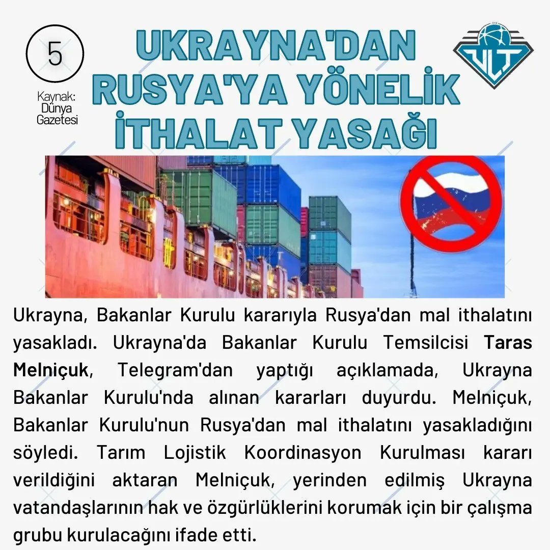 ULT Haftalık Haber Bülteni.
(Part 2)