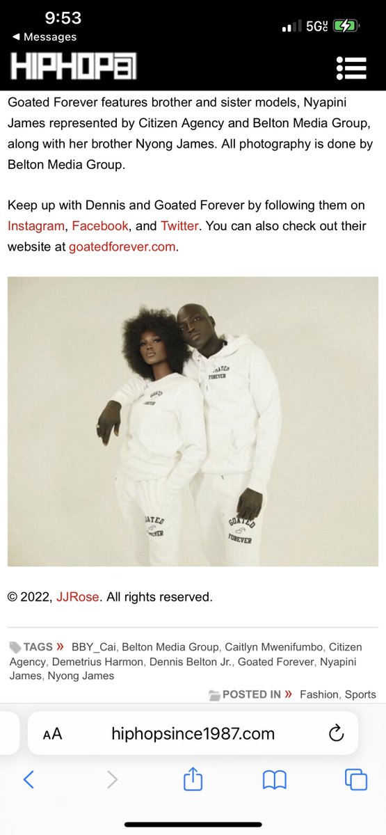 goatedforever's tweet photo. Founder @DBeltonjr on HipHopSince1987 https://t.co/4VejraX4bi #goatedforever https://t.co/qbxkM1ZmBr
